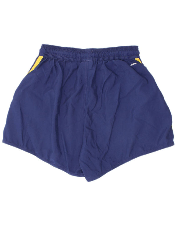 Adidas Short de sport graphique pour garçon 9-10 ans Petit bleu marine Polyester