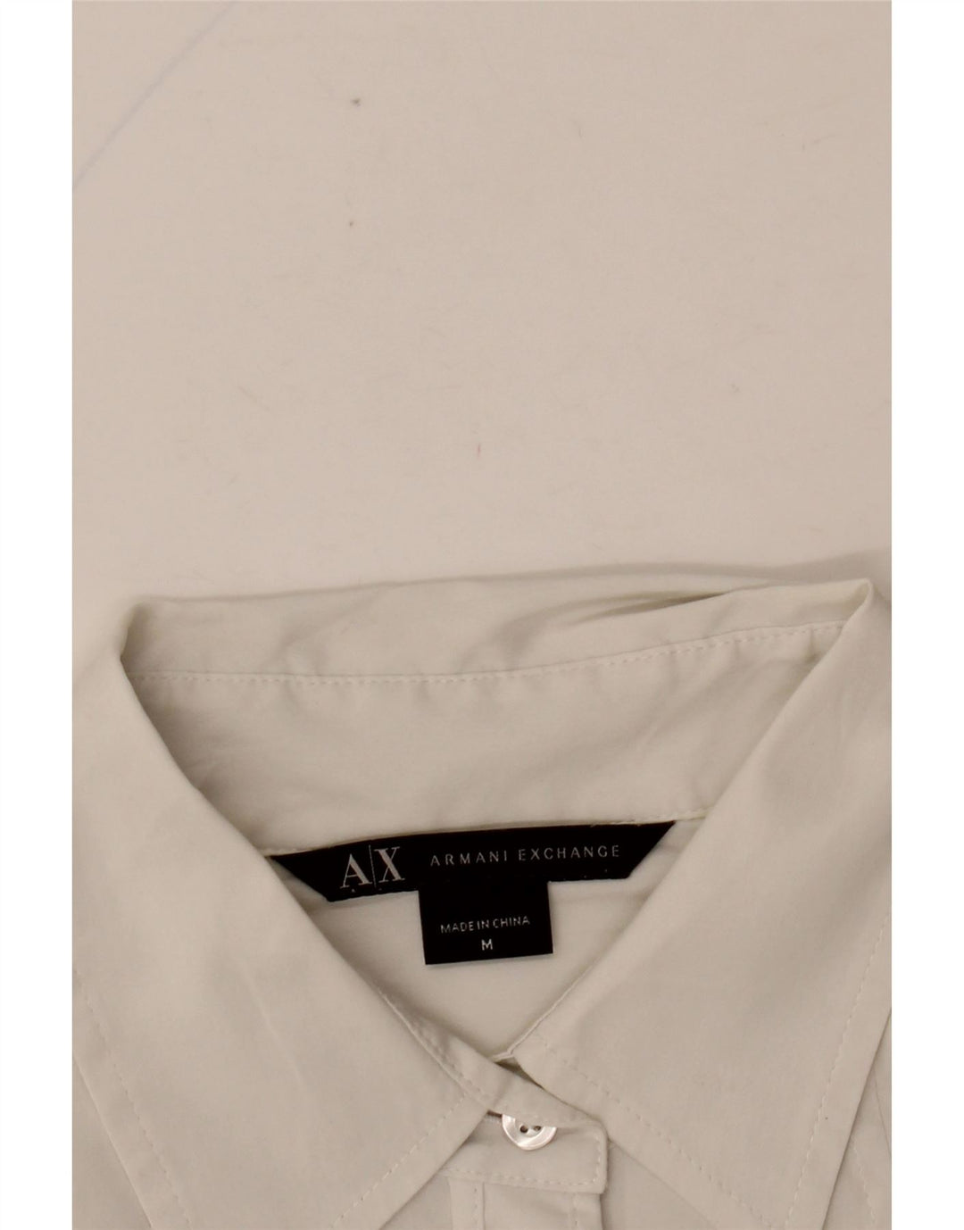 ARMANI EXCHANGE Chemise Femme UK 12 Medium Blanc