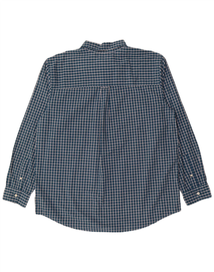 Chaps Chemise Homme XL Vert Carreaux Coton