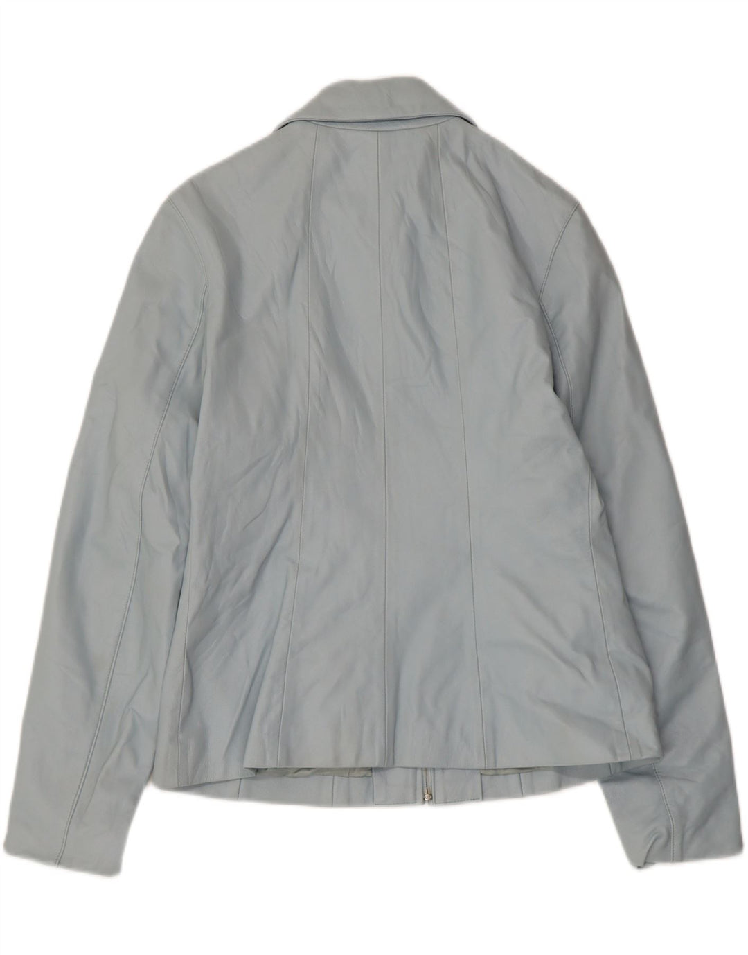 Veste en cuir femme VINTAGE IT 46 grand cuir bleu