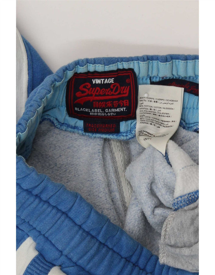 Superdry Pantalon De Survêtement En Coton Colorblock Bleu Moyen |