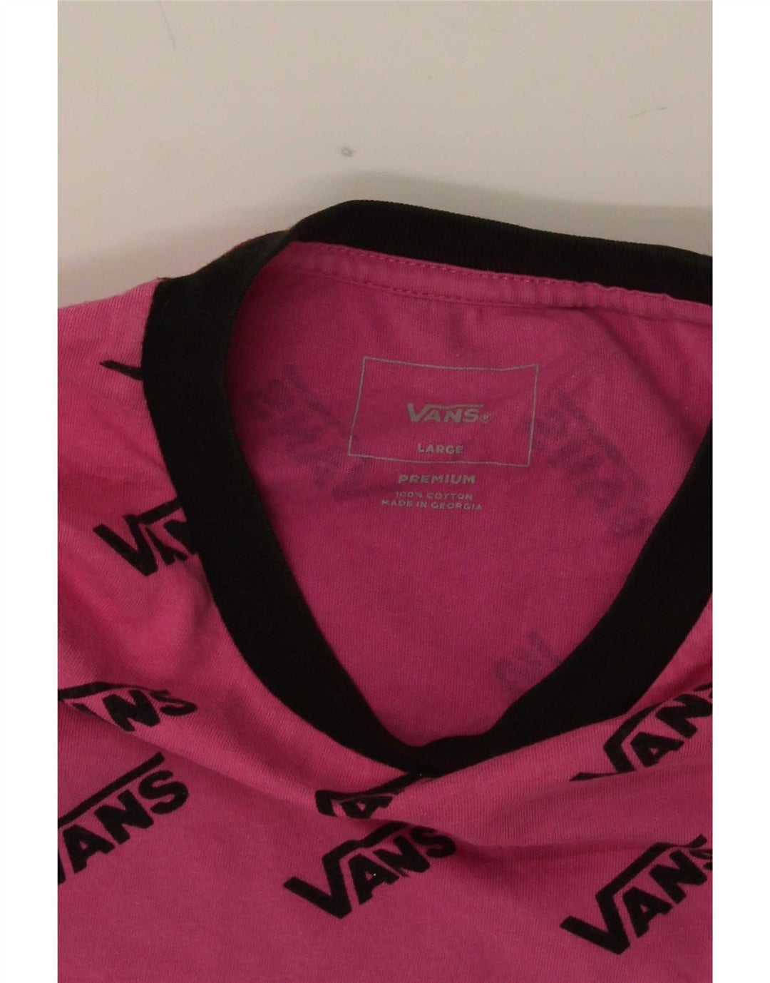 Vans T-shirt graphique pour hommes, grand coton rose