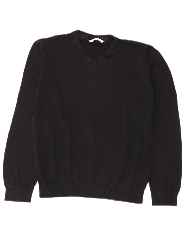 Marks & Spencer Sweat-Shirt Garçon 12-13 Ans Noir Coton
