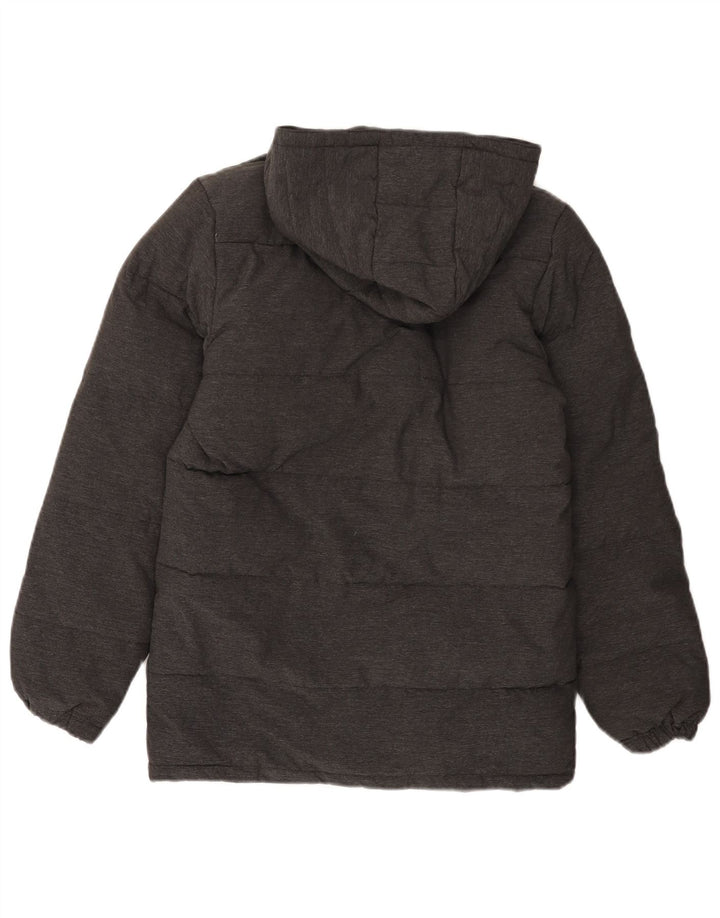 Lyle & Scott Veste matelassée à capuche garçon 14-15 ans Gris Nylon