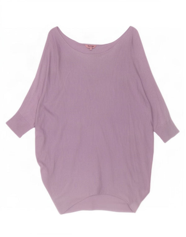 Phase Eight Pull à manches 3/4 et col bateau pour femme UK 10 Small Violet