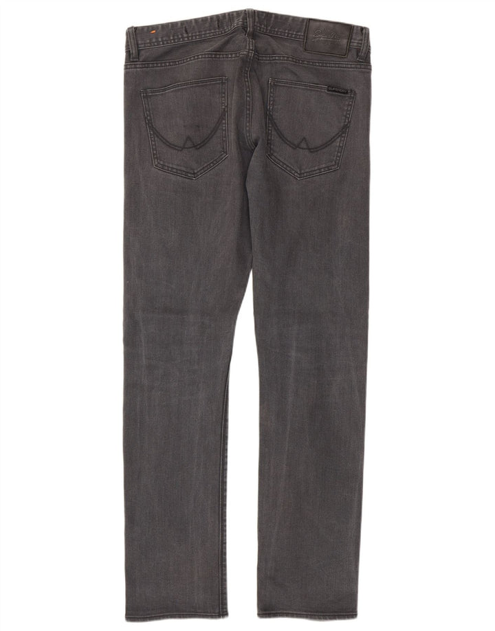 Superdry Jean Corporal Slim W33 L32 Gris Coton Homme