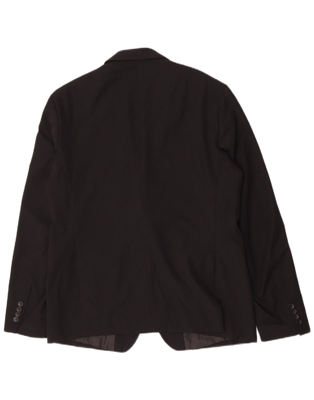 Zara Veste Blazer 2 Boutons Homme EU 54 XL Noir Viscose