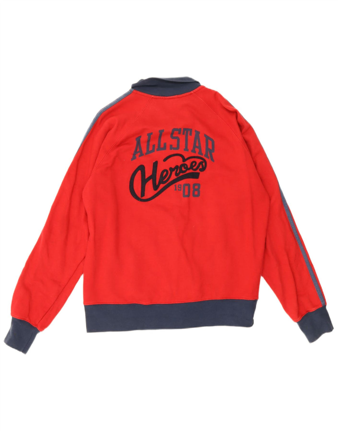 Converse Veste de Survêtement All Star Graphic Homme Rouge Moyen Colourblock