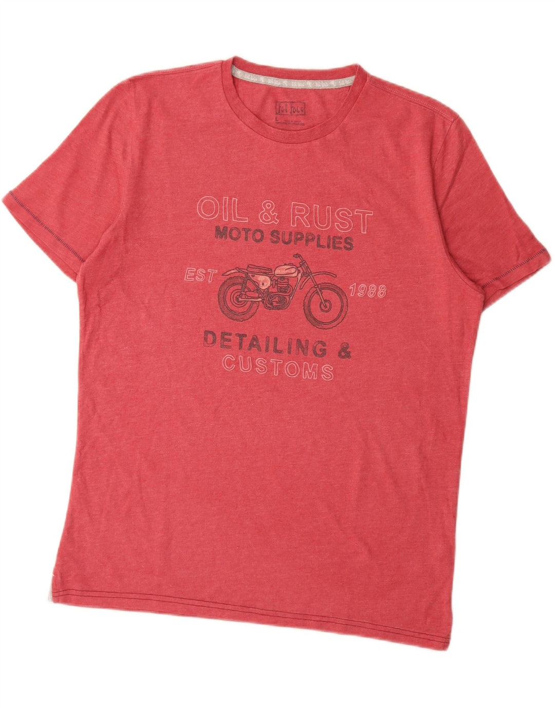 FAT FACE T-Shirt Graphique Homme Grand Rouge Coton