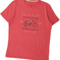 FAT FACE T-Shirt Graphique Homme Grand Rouge Coton