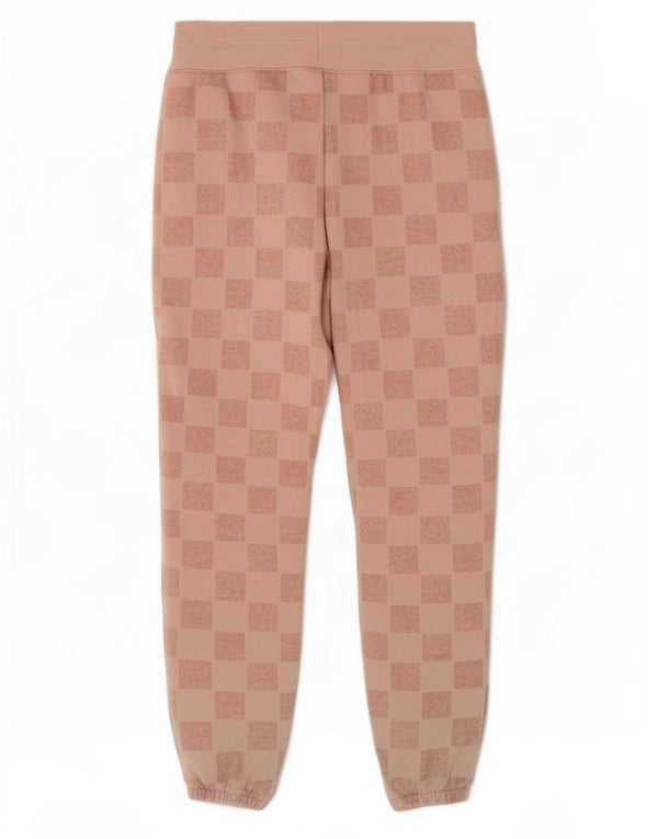 Gap Pantalon de survêtement graphique pour femme Joggers UK 6 XS Coton géométrique rose