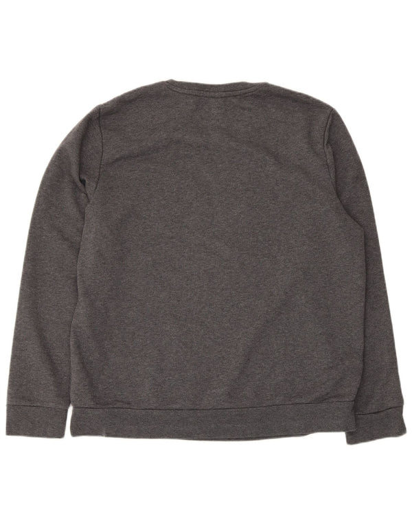 Adidas Sweat-shirt graphique pour femme UK 20/22 XL Gris Coton