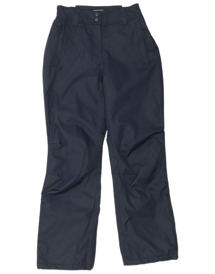 Mountain Warehouse Pantalon de ski pour femme UK 8 Small Bleu marine Polyester