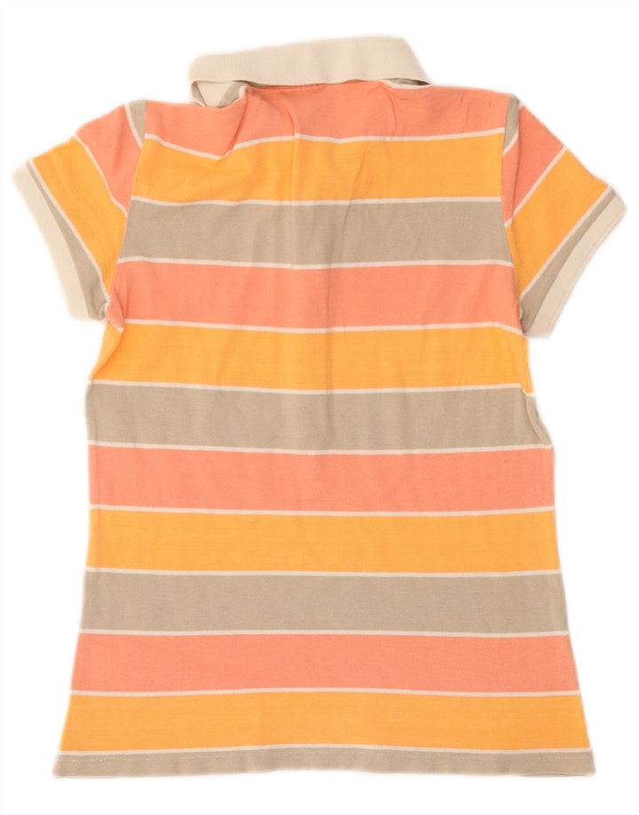 Lacoste Polo Femme Taille 36 Petit Coton Rayé Multicolore