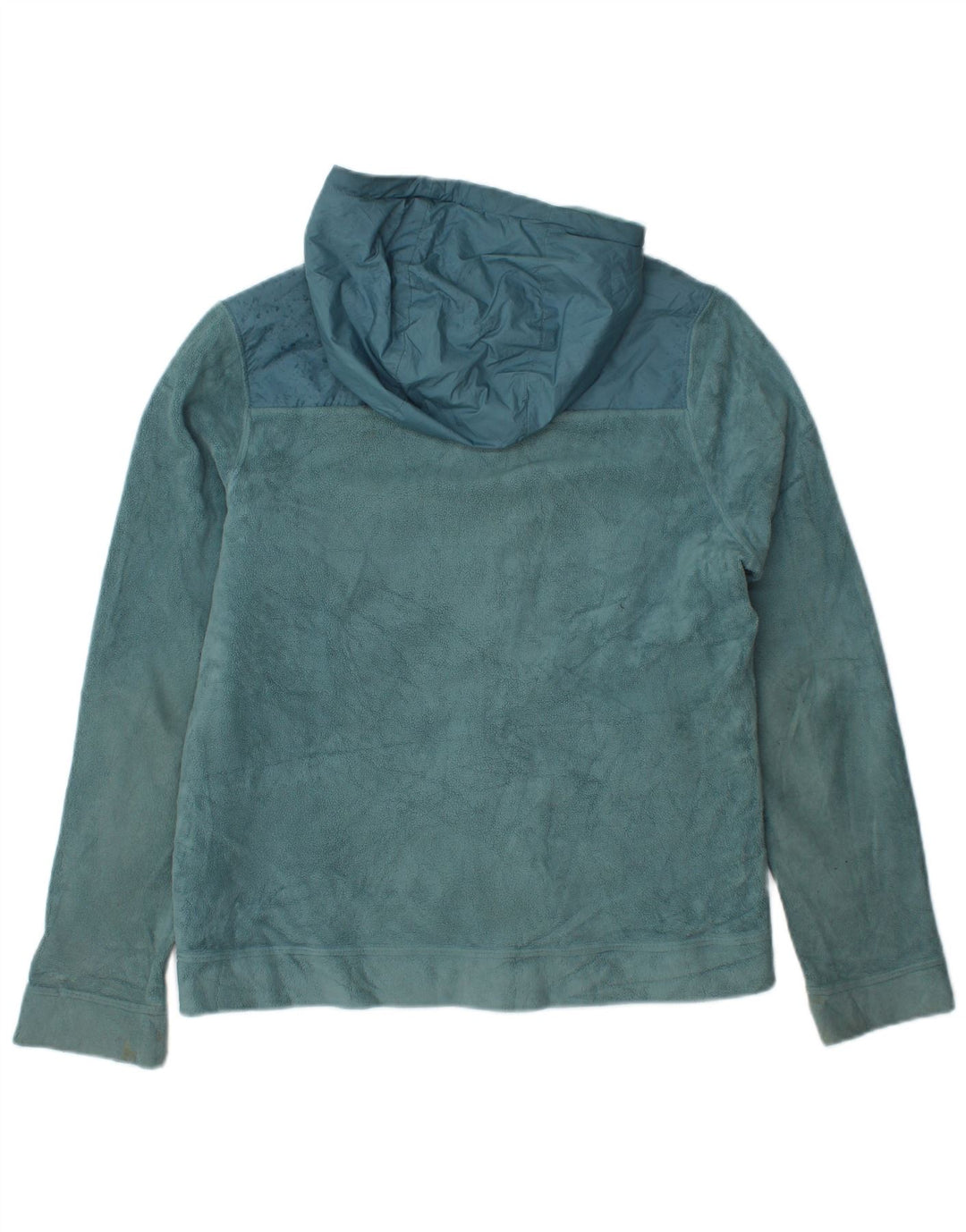 Nike Veste polaire à capuche pour femme UK 18 XL Bleu Polyester