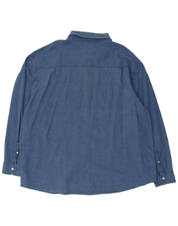 American Eagle Chemise Homme 2XL Bleu Coton