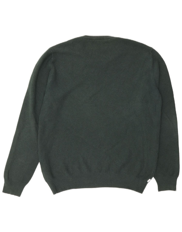 Fila Pull col rond homme XL vert coton