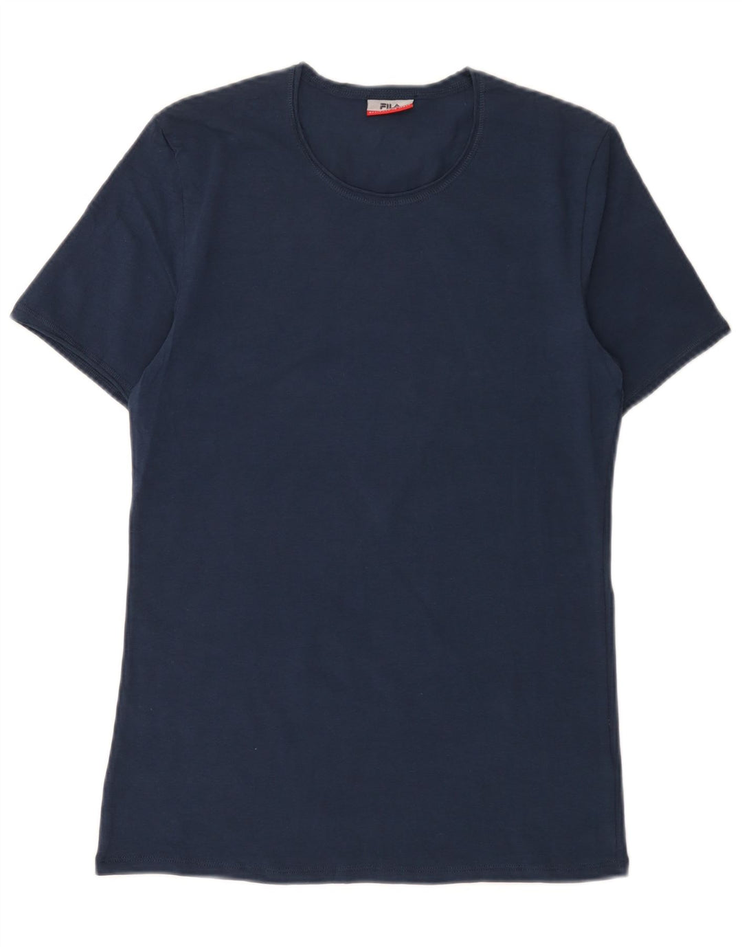 Fila T-Shirt Homme Haut Petit Bleu Marine Coton