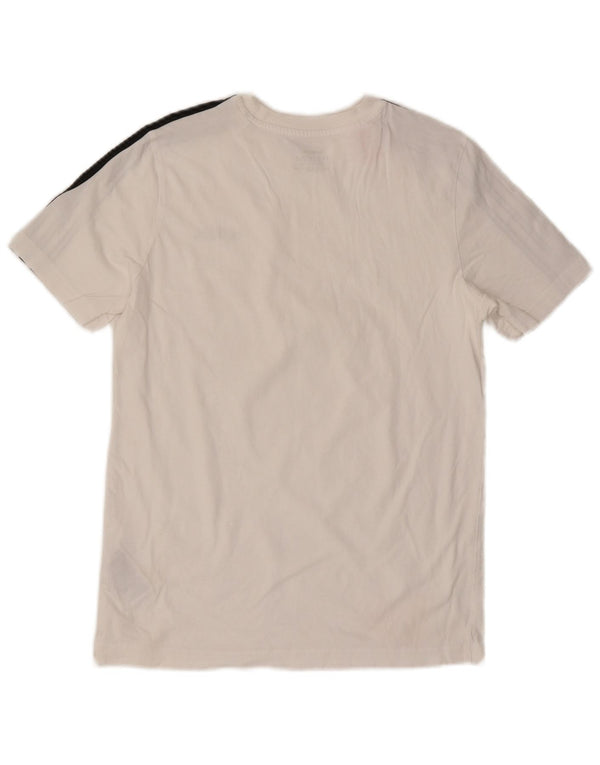 Adidas T-Shirt Top Garçon 13-14 ans Blanc Coton