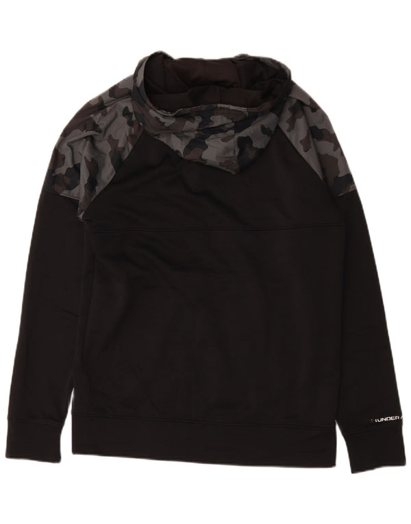 Under Armour Sweat à capuche zippé pour homme Small Noir Camouflage Polyester