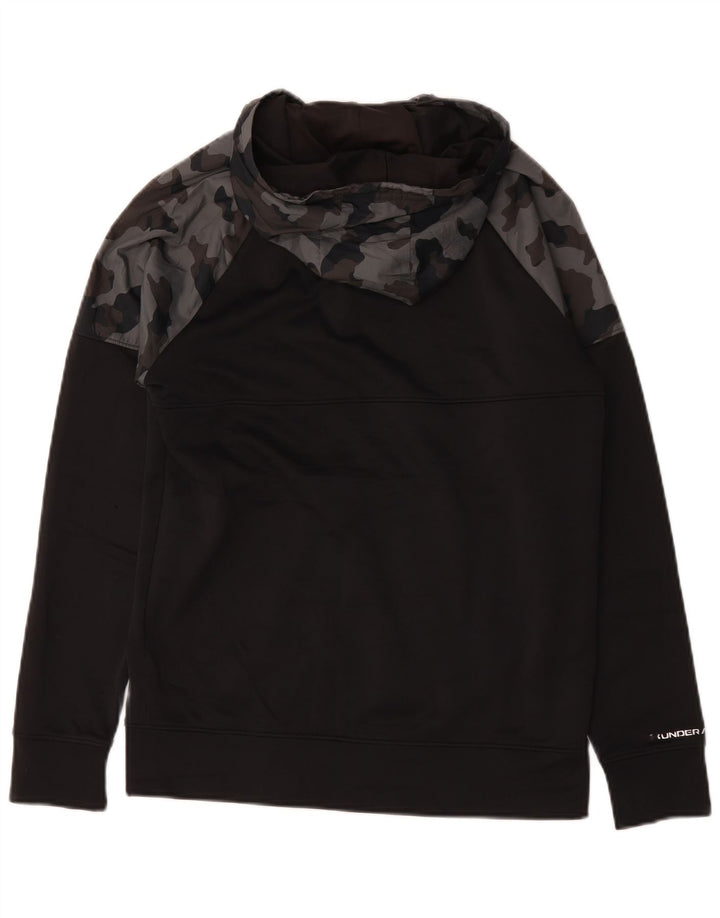Under Armour Sweat à capuche zippé pour homme Small Noir Camouflage Polyester