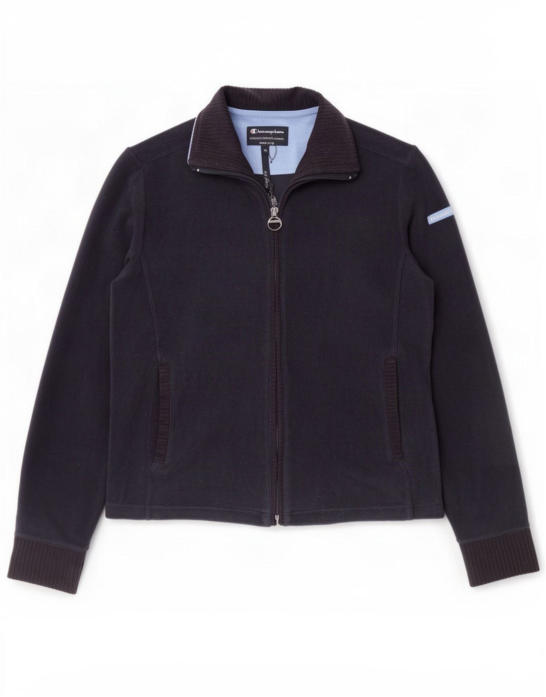 Champion Veste Polaire Femme UK 14 Medium Bleu Marine Polyester
