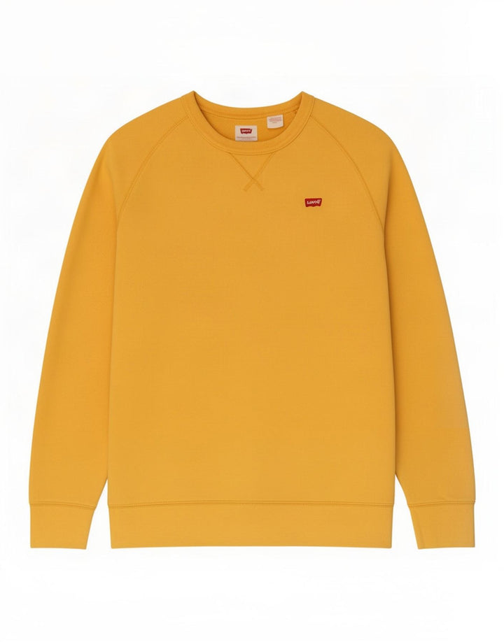Levi's Sweatshirt Jumper Small Jaune Coton Homme