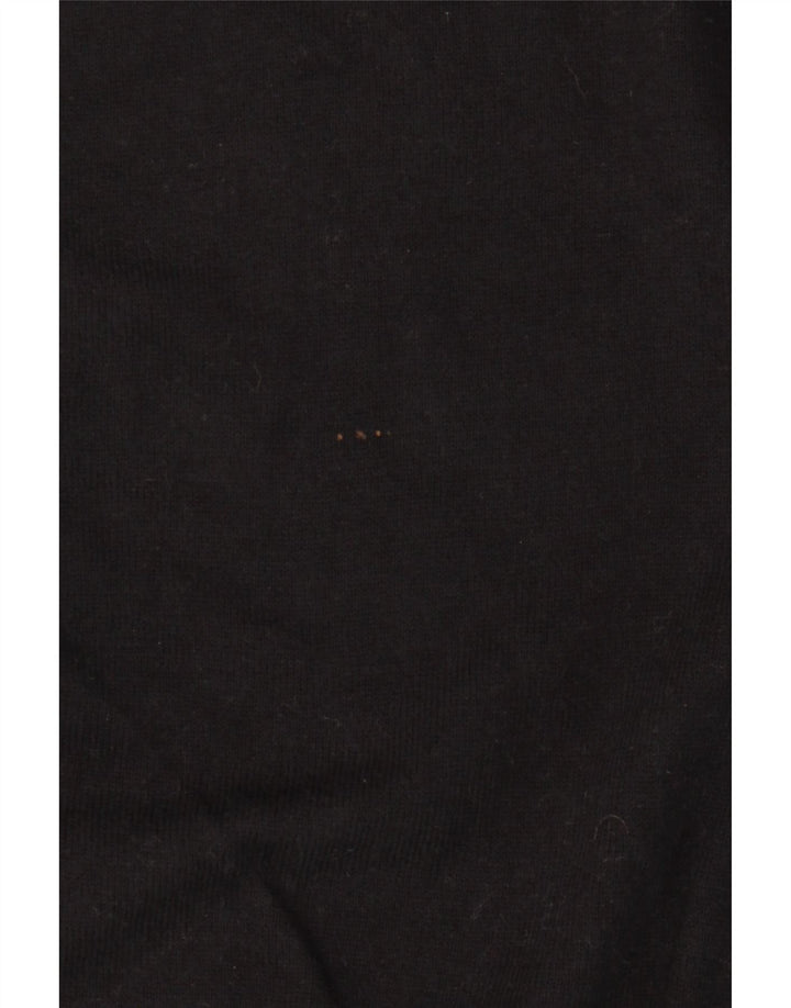 Jack Wills Pull col roulé pour homme en coton noir Taille L