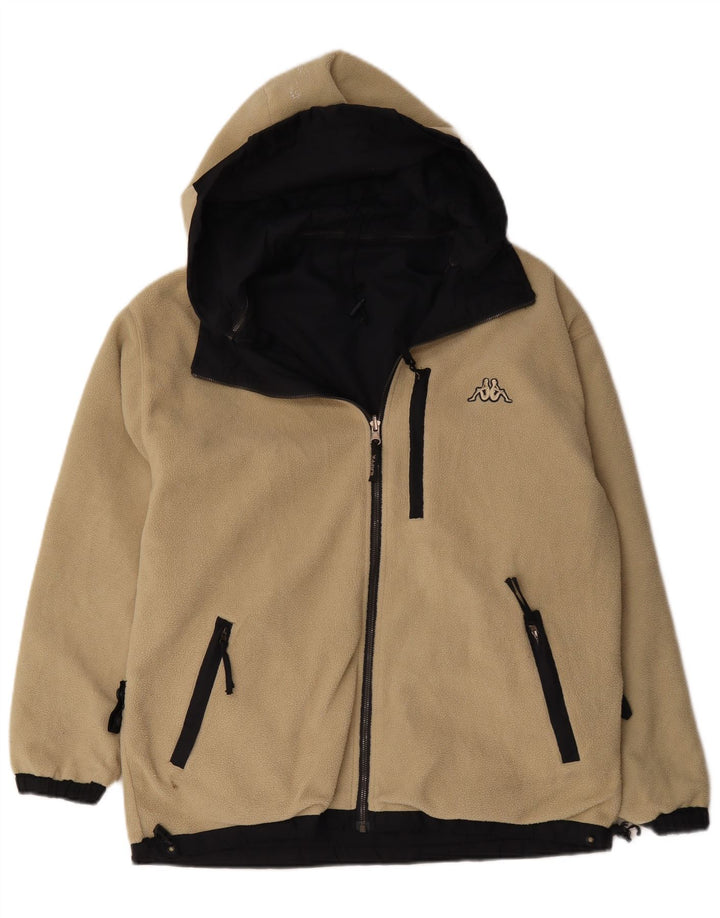Kappa Veste réversible à capuche pour homme UK 36 Small Bleu marine