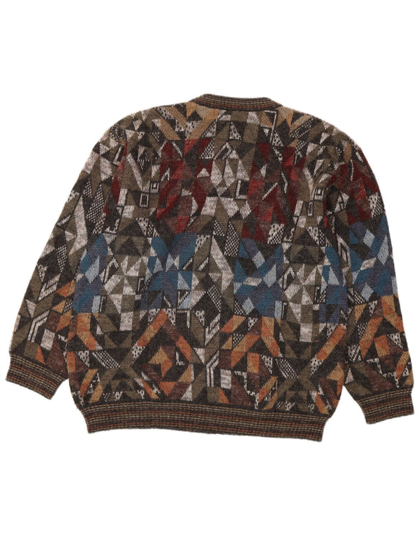 Suspense Pull à col rond pour homme IT 48 Medium Multicolore Géométrique