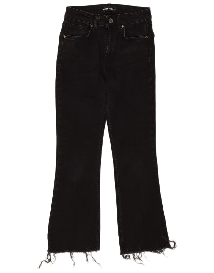 Zara Jean Bootcut Femme EU 36 XS W26 L25 Noir