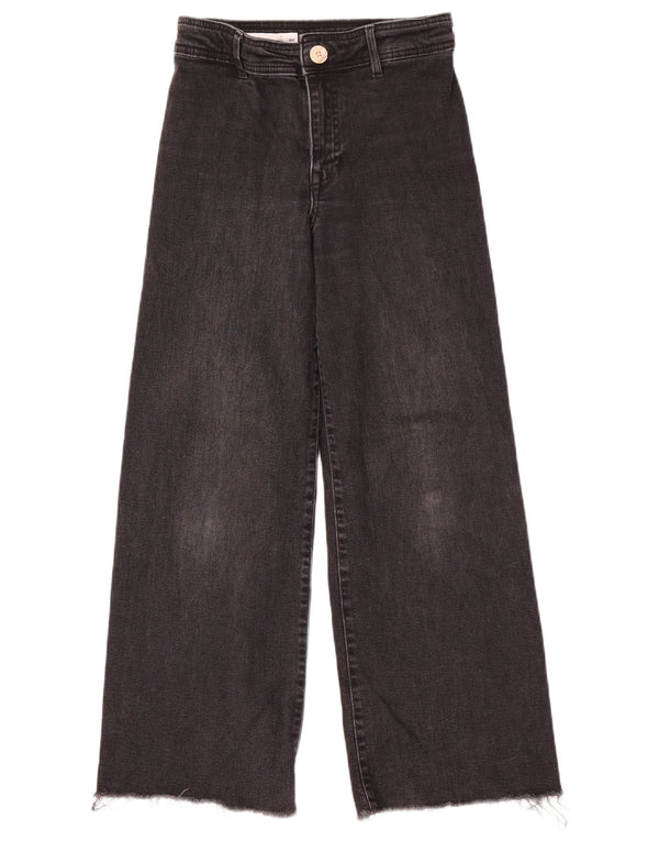 Jean large fille Zara 11-12 ans W26 L26 coton gris