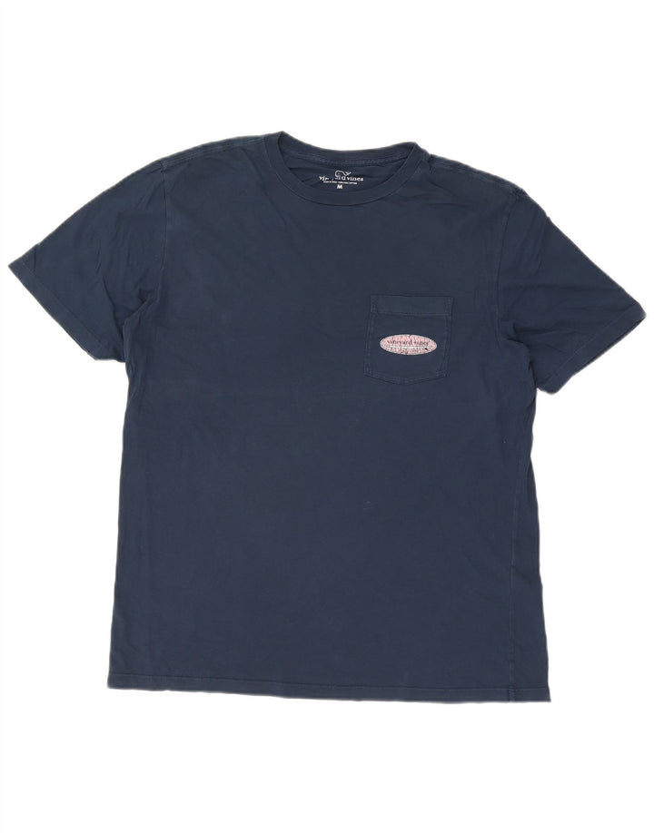 Vineyard Vines T-Shirt Graphique Homme Bleu Marine Moyen Coton