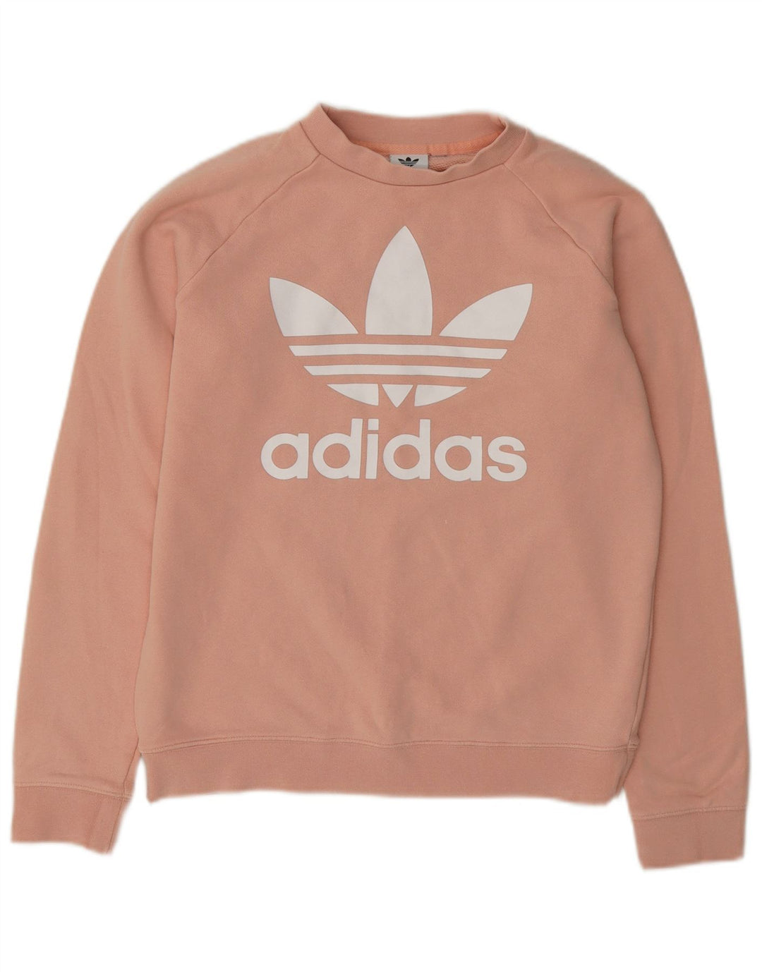 Adidas Sweat-shirt graphique pour femme UK 14 Rose moyen