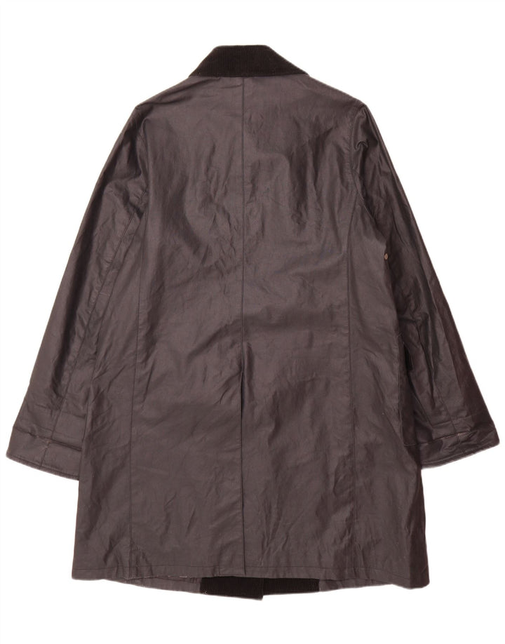 Mackintosh Manteau imperméable pour femme UK 44 en coton noir moyen