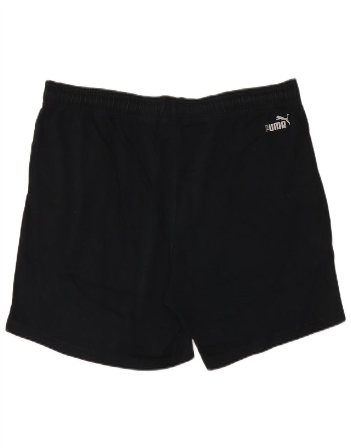Puma Short de Sport Graphique Homme XL Noir Polyester