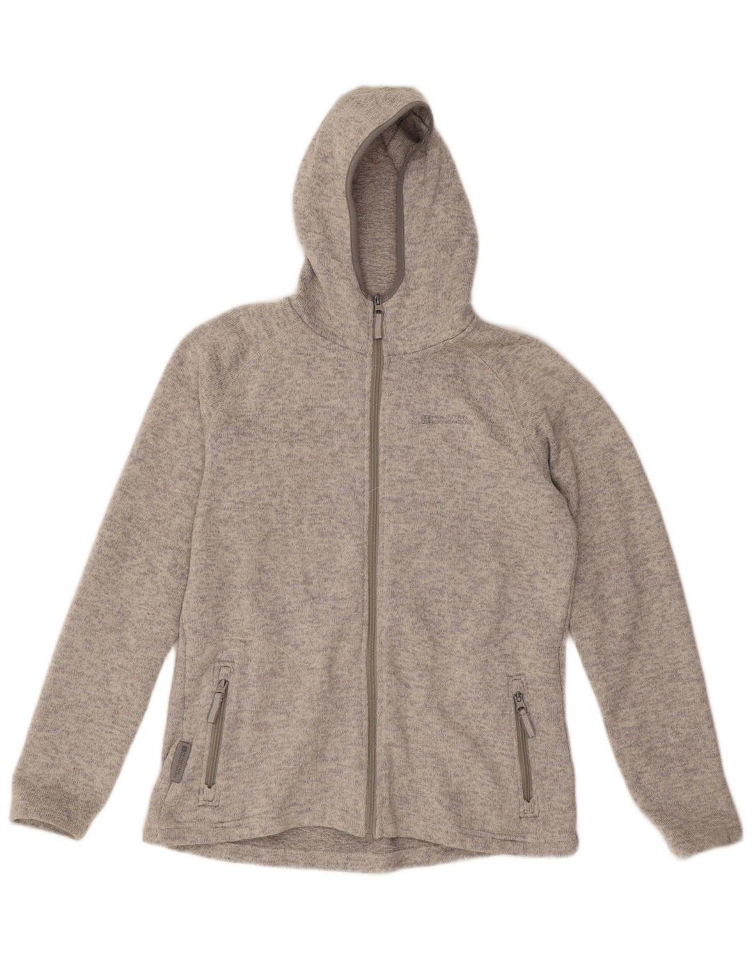Mountain Warehouse Pull à capuche zippé pour femme UK 14 Large Gris Polyester