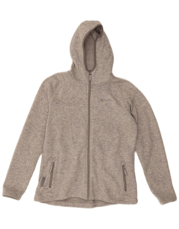 Mountain Warehouse Pull à capuche zippé pour femme UK 14 Large Gris Polyester