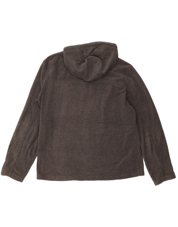 MOUNTAIN WAREHOUSE Pull à capuche zippé pour homme Large Gris Polyester