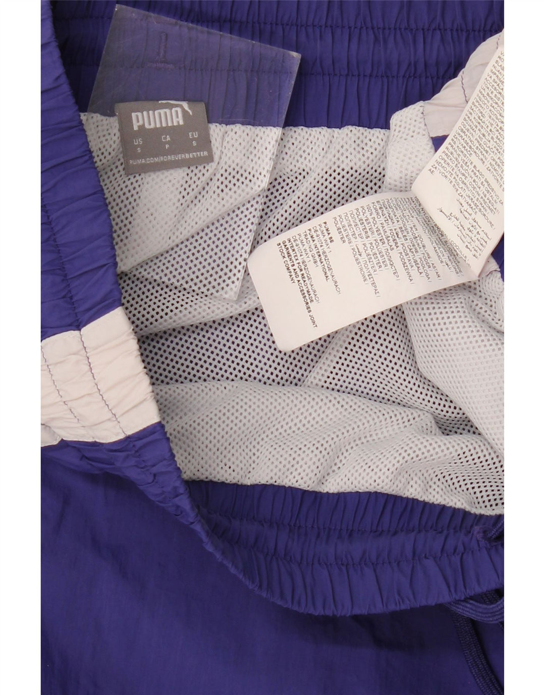 PUMA Pantalon de survêtement pour femme UK 10 Small Violet Colourblock