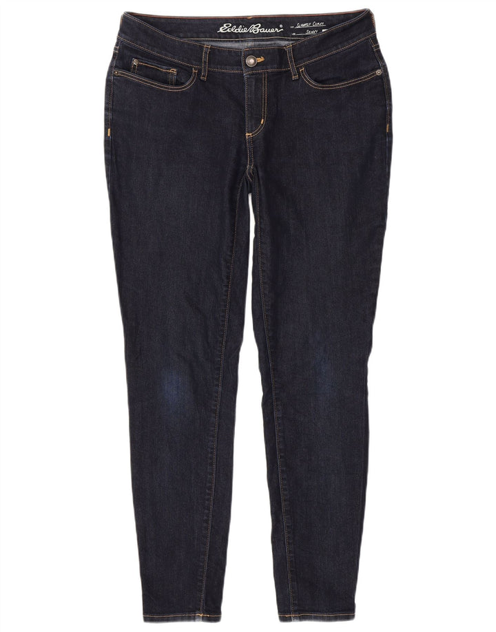 Eddie Bauer Jean skinny pour femme US 6 Medium W32 L29 Bleu marine
