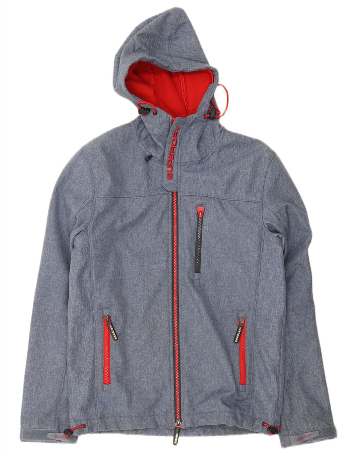 Superdry Veste coupe-vent Windtrekker Graphic pour homme UK 38 Bleu moyen