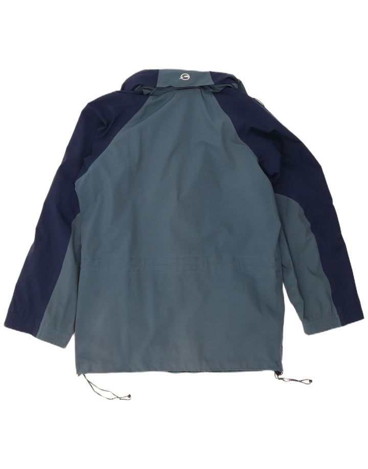 Sprayway Veste de pluie à capuche pour homme UK 38 Bleu marine moyen Colourblock