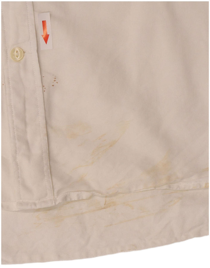 Gant Chemise ajustée XL en coton rayé blanc