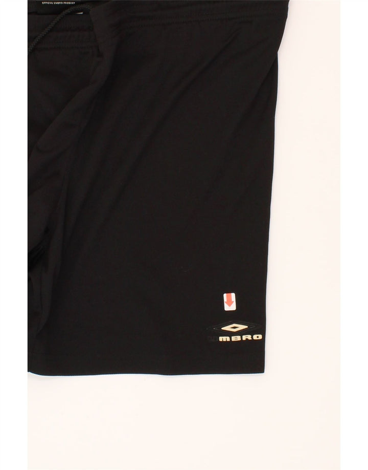 UMBRO Mens Sport Shorts Large  Black Polyester Vintage Umbro and Second-Hand Umbro from Messina Hembry 