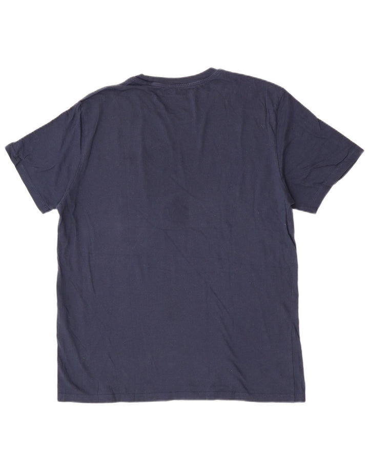 Levi's T-Shirt Graphique Homme Bleu Marine Large Coton