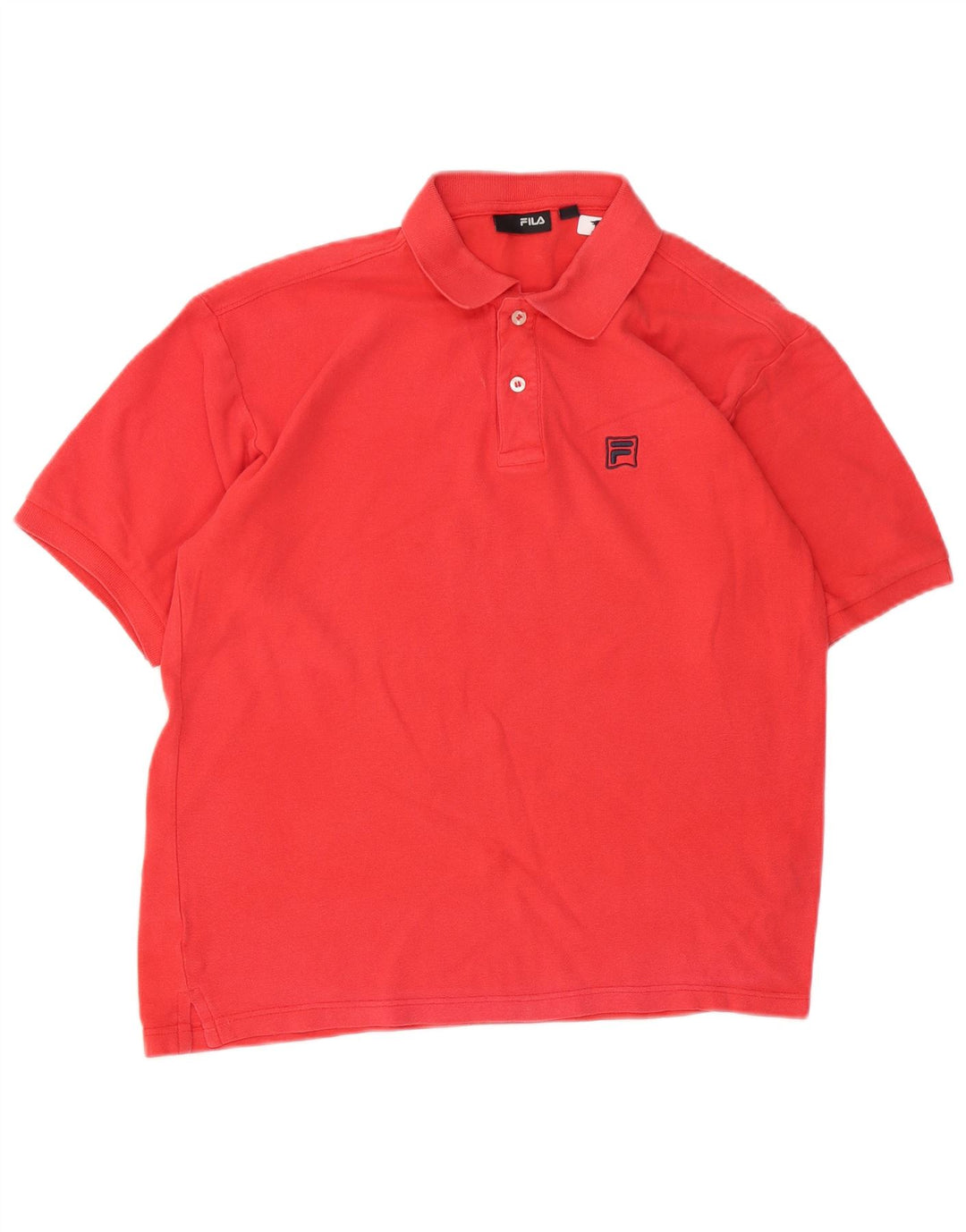 Fila Polo Homme Petit Rouge Coton