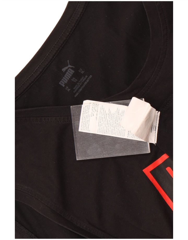 Puma Débardeur Graphic Homme XL Noir Coton