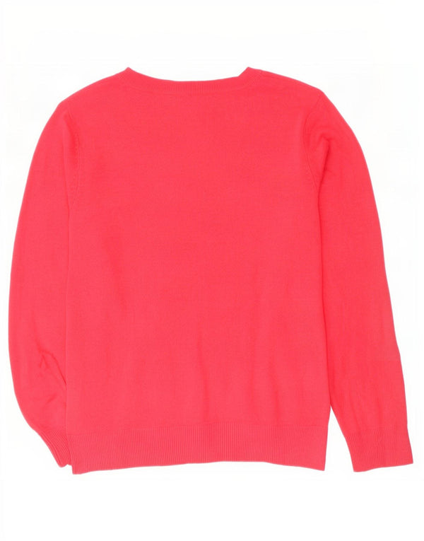Marks & Spencer Pull col bateau pour femme UK 12 Rose moyen