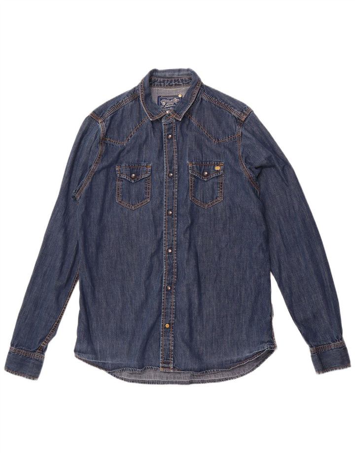 DIESEL Chemise en Jean Homme XL Bleu Coton
